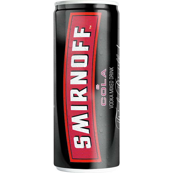 SMIRNOFF & COLA 5% 250x12